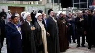 تصاویری از سیدحسن خمینی در شب اربعین