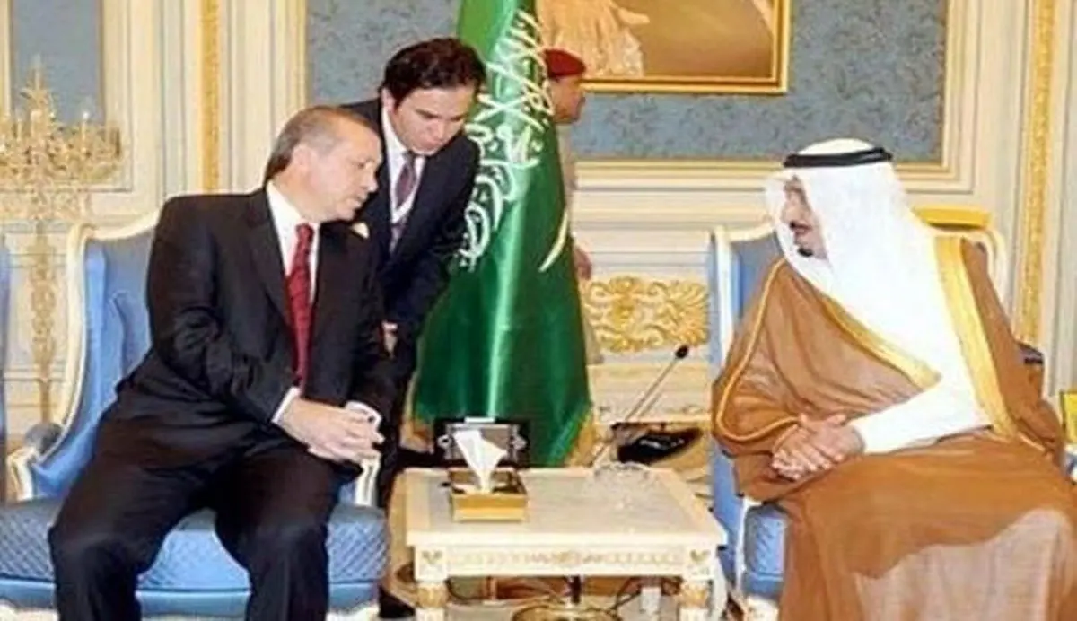 پیغام محرمانه شاه عربستان به مخالفان اردوغان