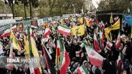 بازسازی لحظه شهادت یحیی سنوار در راهپیمایی ۱۳ آبان تهران + عکس