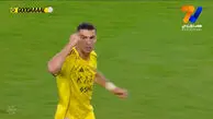 گل اول النصر به الفیحا توسط رونالدو