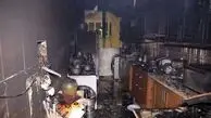 آتش‌سوزی منزل عروس و داماد در شب عروسی