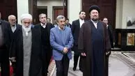احمدی‌نژاد در حرم امام خمینی؛ او سر مزار چه کسانی رفت؟ + تصاویر