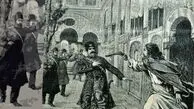 صحنه اعدام قاتل ناصرالدین‌شاه (ببینید)