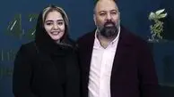 تصاویر جدید نرگس محمدی و علی اوجی در برف