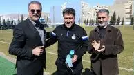دیدار نظری جویباری در تمرین با استقلال