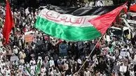 حضور کفن پوشان در روز قدس + عکس