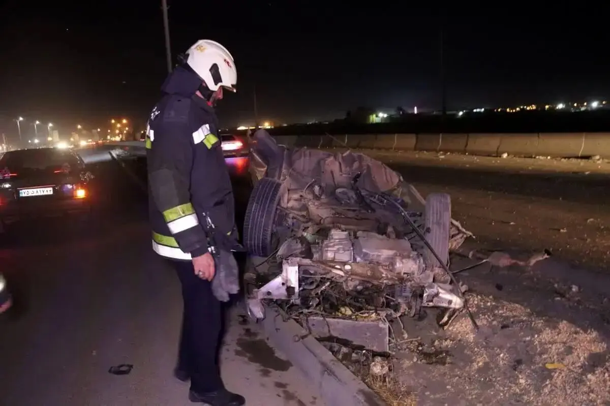 تصادف مرگبار در محور جوانرود به ثلاث باباجانی