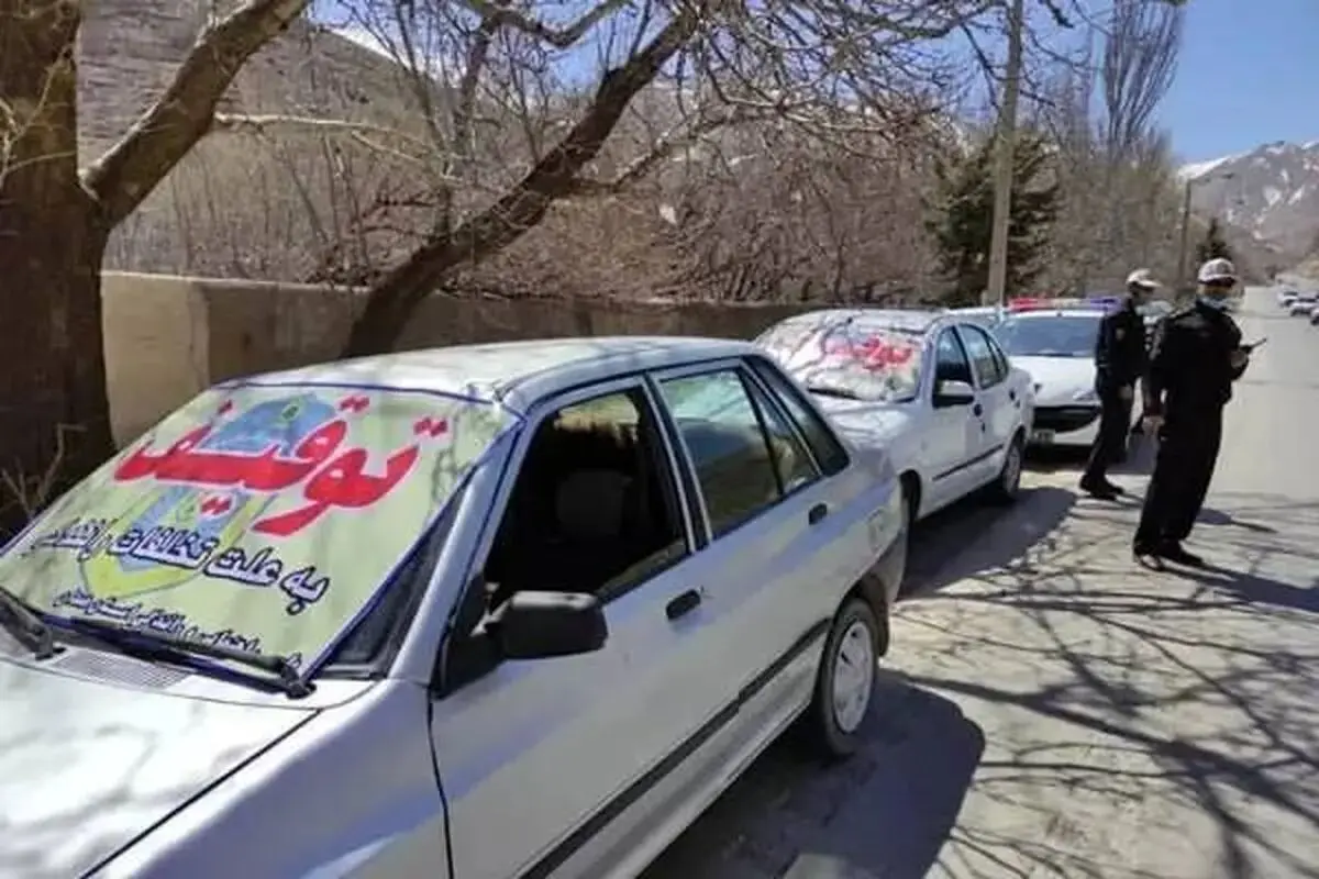 توقیف خودروی پراید به رانندگی پسر بچه ۱۰ ساله در شهرستان خور