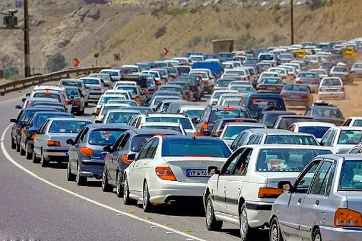 ترافیک شدید در محورهای شمالی؛ مسافران نوروزی در راه بازگشت