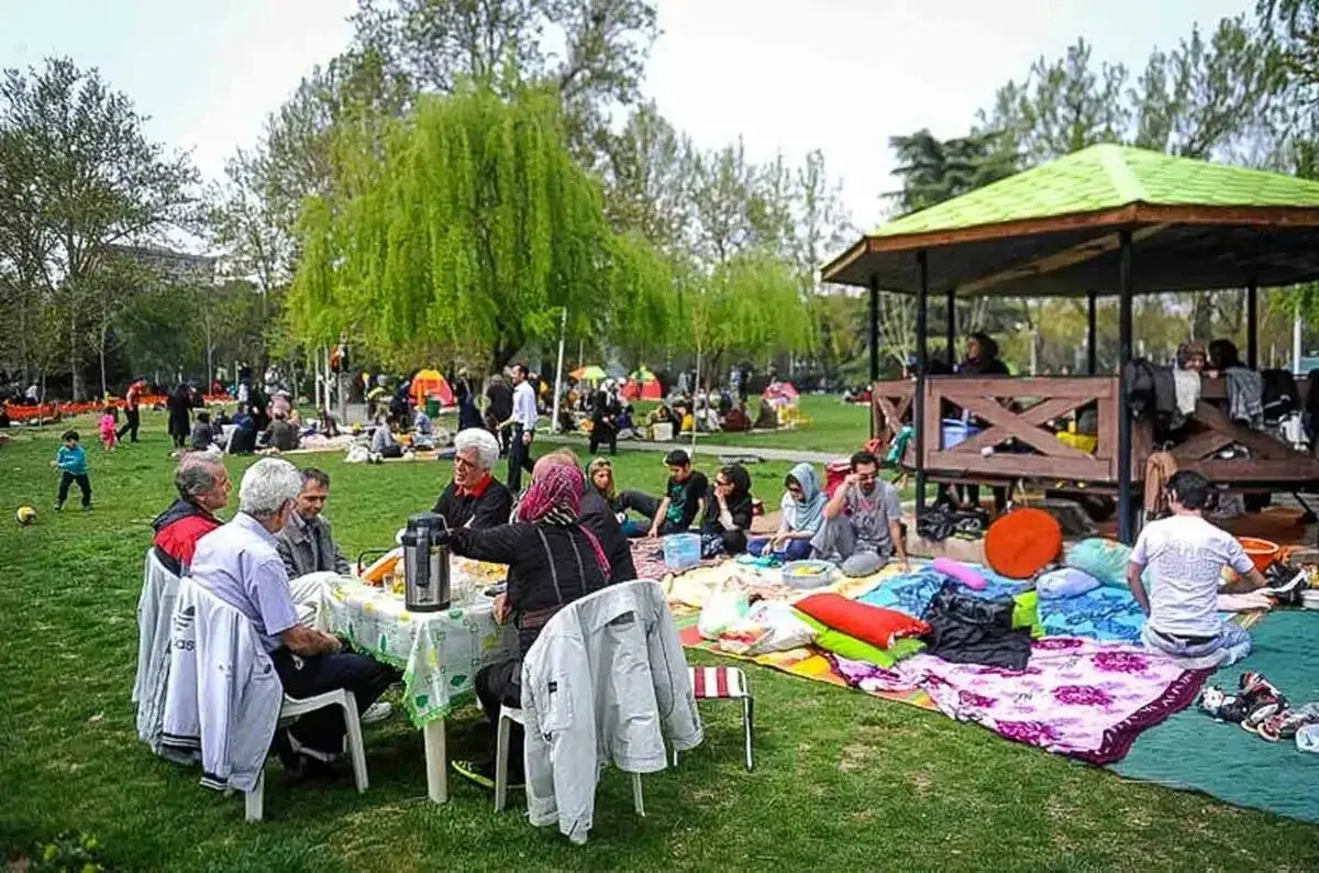 ۶۴ هزار هکتار فضای سبز تهران میزبان شهروندان در روز طبیعت
