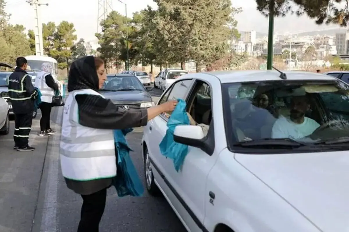 جمع آوری ۱۵۰ تُن پسماند از بوستان جنگلی سرخه‌حصار