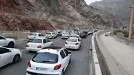 جاده کندوان یکطرفه شد برای تخلیه بار ترافیکی