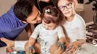 عکس جدید شاهرخ استخری و دخترش پناه در اینستاگرام