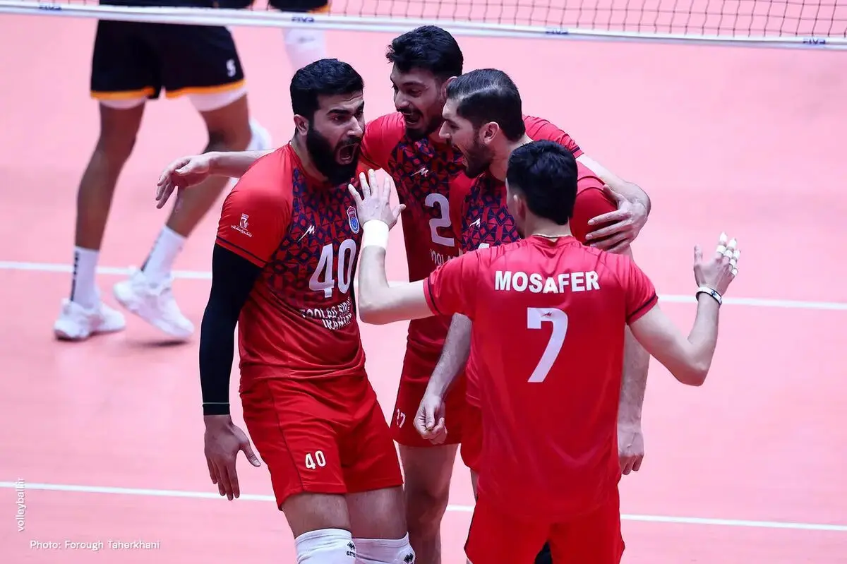خلاصه والیبال شهداب یزد 1 - فولاد سیرجان 3 (ویدئو)