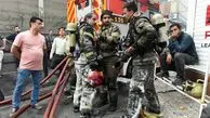آتش‌سوزی در فروشگاه لوازم آرایشی در گرگان