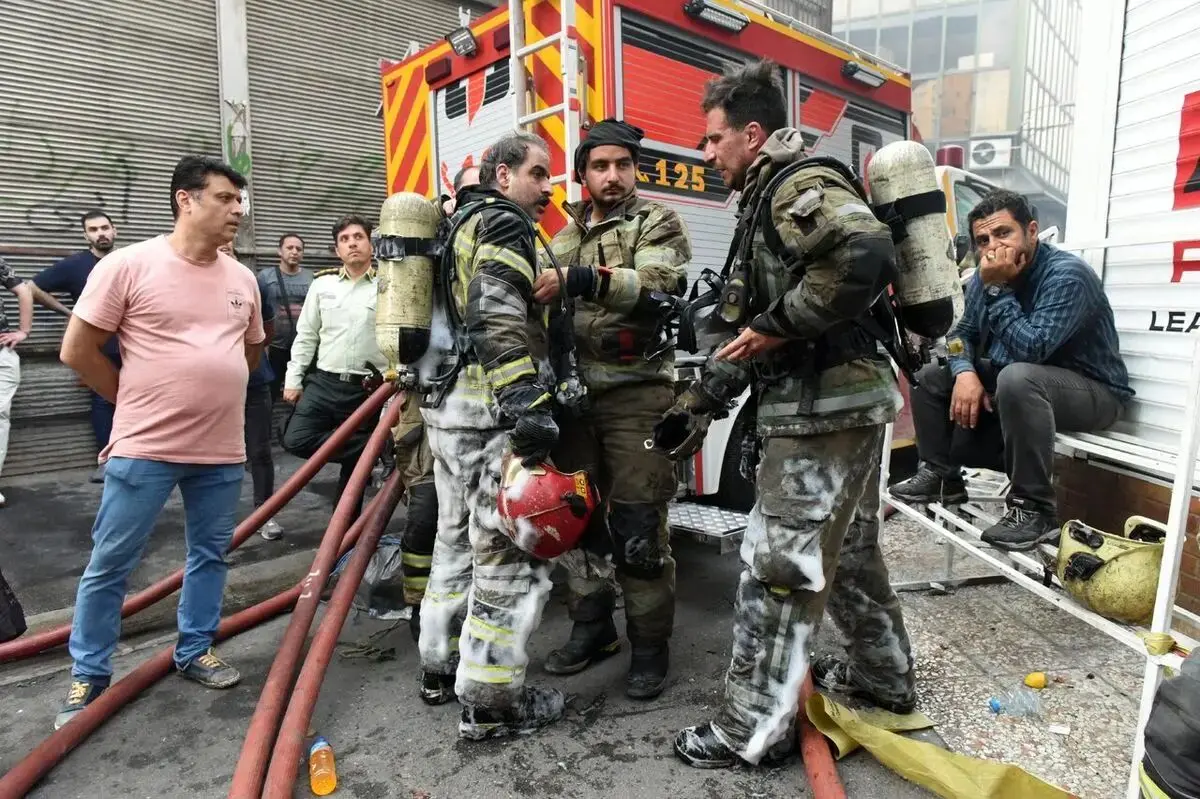 آتش‌سوزی در فروشگاه لوازم آرایشی در گرگان