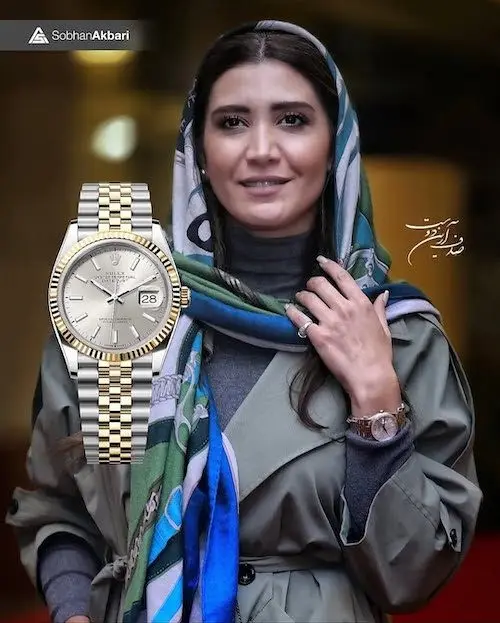 ساعت لوکس بازیگران ایرانی
