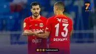 عزت‌اللهی در ترکیب اصلی شباب الاهلی مقابل الدحیل +عکس