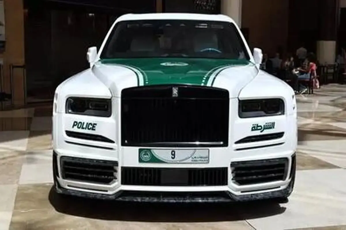 پلیس دبی از رولزرویس کالینان منصوری رونمایی کرد!