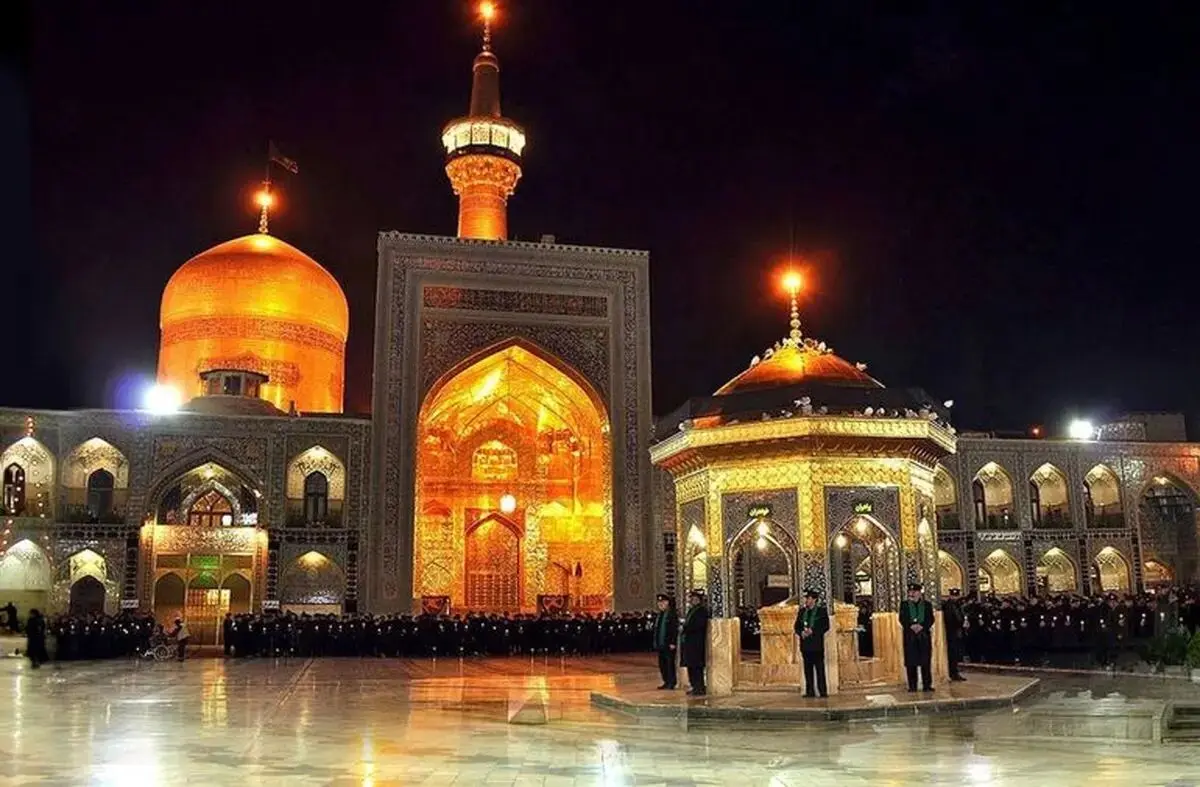 خاموشی حرم رضوی در سوگ قربانیان انفجار بندرعباس