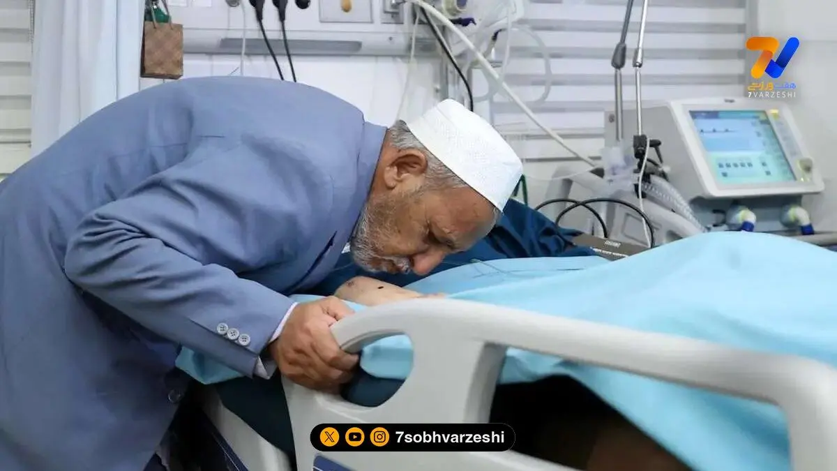 عکس‌های تلخ صابر کاظمی; آخرین وضعیت هوشیاری‌اش