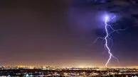 رگبار و رعد و برق در ۱۱ استان