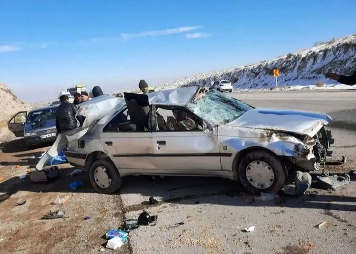 مرگ ۲ نفر براثر واژگونی خودرو در استان سمنان