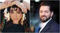 عکس خصوصی بهرام رادان درکنار مینا مختاری و فرزندش
