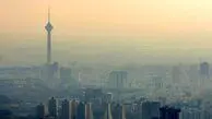 وضعیت هوای تهران نارنجی شد؛ افزایش ذرات معلق در هوای پایتخت