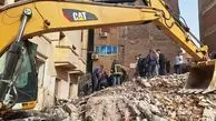 ریزش ساختمان در تهران با 4 کشته و مصدوم