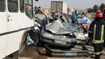 مرگ تلخ ۲ موتورسوار در زنجان 