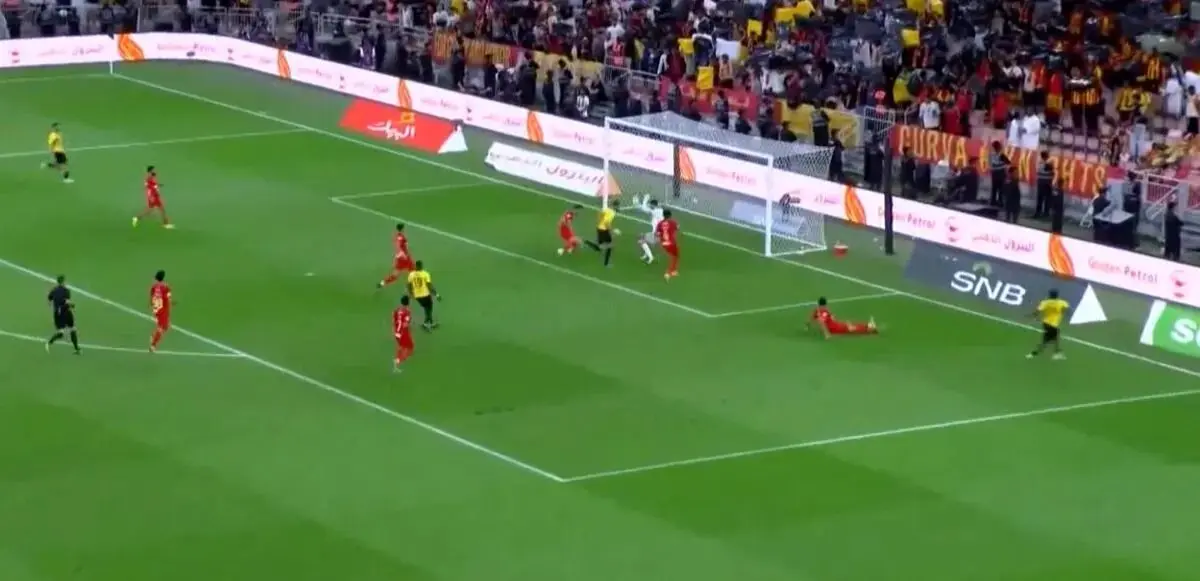 اولین گل الاتحاد به القادسیه توسط کریم بنزما