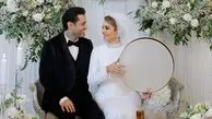 جشن عروسی روزبه معینی و مهرناز دبیرزاده با حضور امین حیایی+ عکس جذاب