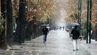 بارش باران و افت دما در ۶ استان کشور از امشب