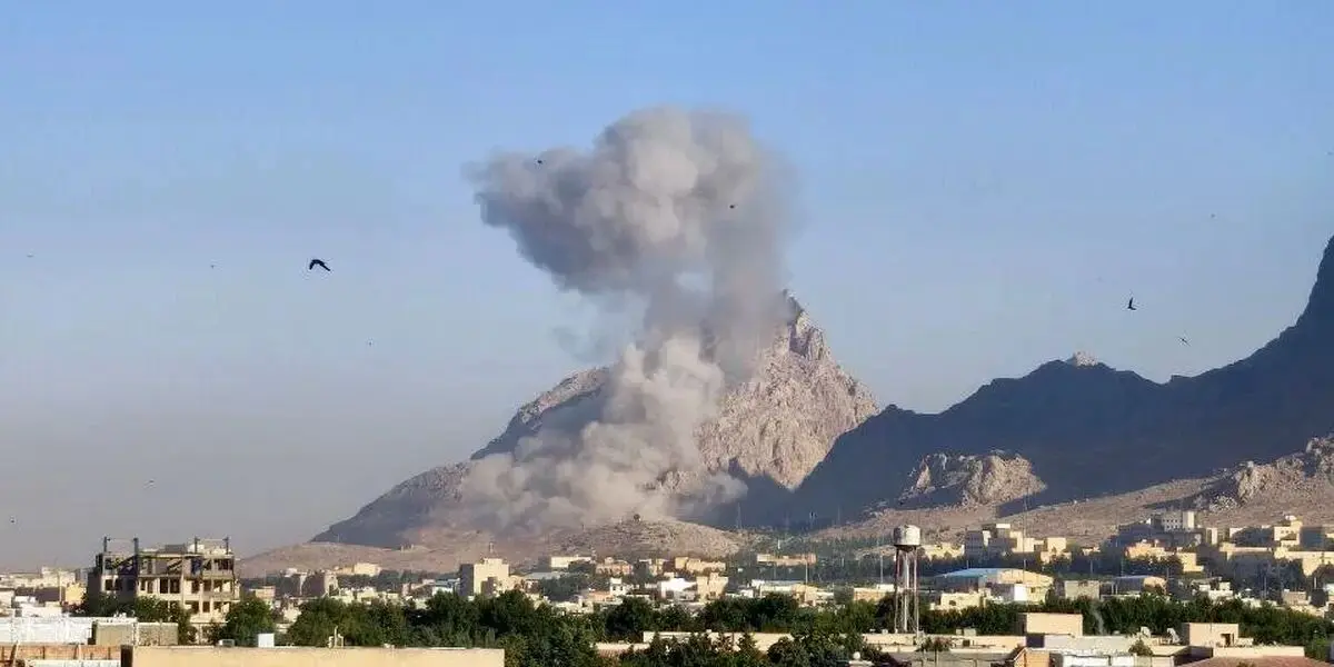 تصویر منتشر شده از حمله دقایقی قبل رژیم اسرائیل به کرمانشاه + عکس