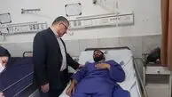 رئیس سازمان پزشکی قانونی کشور از مجروحین اقدام تروریستی رژیم صهیونیستی در زندان اوین عیادت کرد