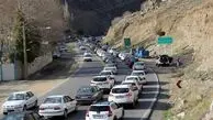 ترافیک سنگین در مسیر ها؛ جاده چالوس همچنان یک طرفه است + جزئیات