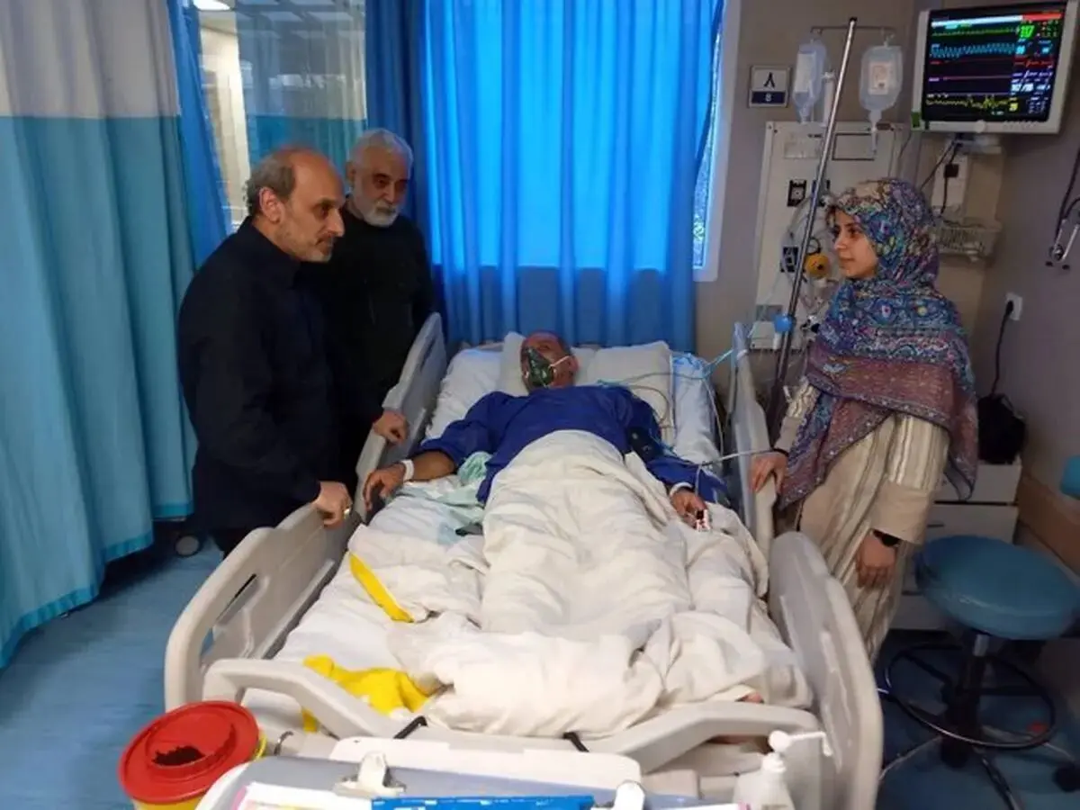 عیادت جبلی از مجروحان صداوسیما