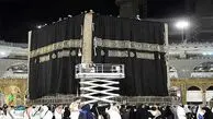 پرده کعبه عوض شد
