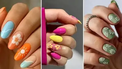ایده‌‌های جذاب ناخن گلدار برای تابستان ۲۰۲۵؛ لطافت و لاکچری بودن در یک قالب