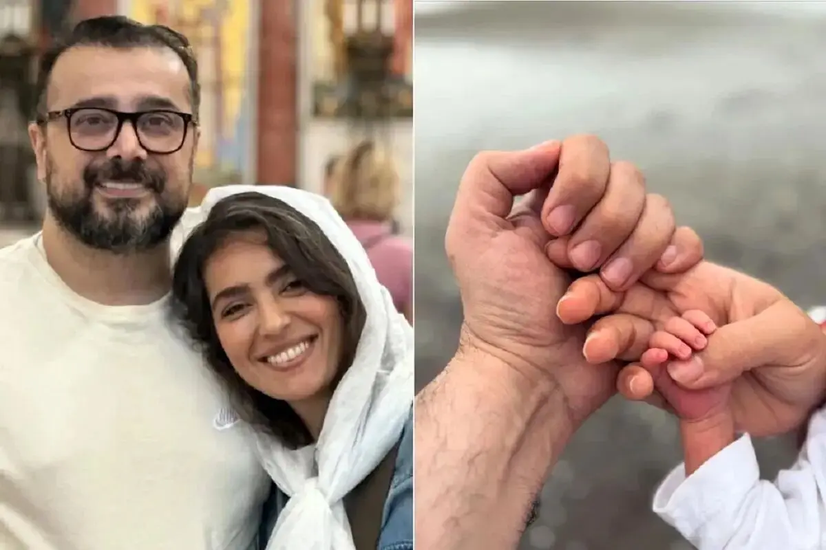 مونا کرمی از تولد فرزندش خبر داد و نوشت؛ پسرم تو در روزهای خاکستری جنگ و ترس به دنیا اومدی