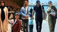 گلوریا هاردی و دو پسرش؛ مگه داریم این همه شباهت مادر پسری + عکس