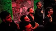 مهران غفوریان و دخترش، مجید واشقانی، سید مهدی رحمتی، سامان گوران و محسن افشانی در هیئت ریحانة الحسین + عکس
