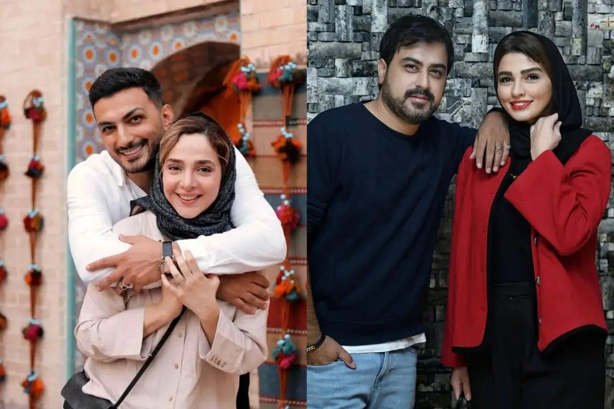 عکس دو ستاره درخشان سینمای ایران در کنار شوهران