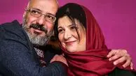 عکس همسر نقی معمولی در کنار امیر جعفری/لاغری که در چند ماه به نتیجه رسید