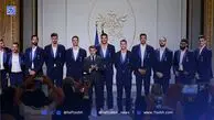 قهرمانان المپیک در کاخ الیزه مدال افتخار گرفتند