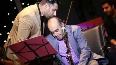 خاکسپاری استاد ایرج خواجه امیری در قطعه هنرمندان