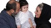 سینه‌زنی مهران غفوریان و دخترش هانا غفوریان + عکس