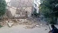 نشت گاز شهری یک ساختمان در حال تخریب در مشهد را منفجر کرد