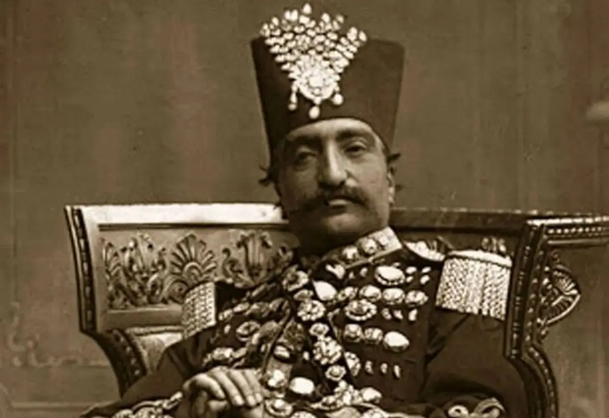 همسران ناصرالدین شاه در باغچه